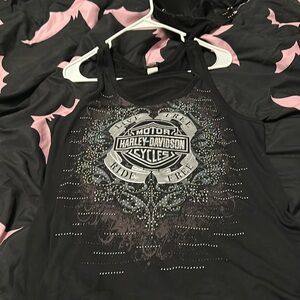 Harley Davidson bling tank top